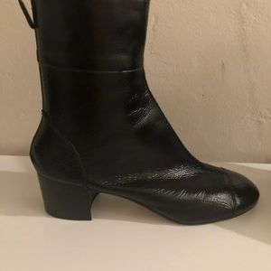 Chanel Round Toe Boots Size 41